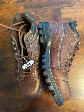 GBX Tundra Leather Work Boot, Men’s 8.5,M, Brown